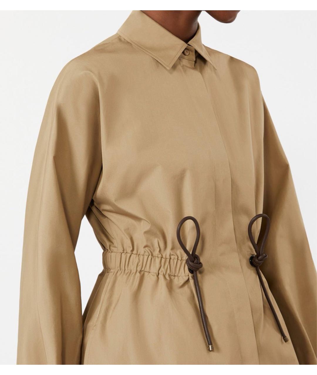 MAX MARA Бежевая блузы, фото 4
