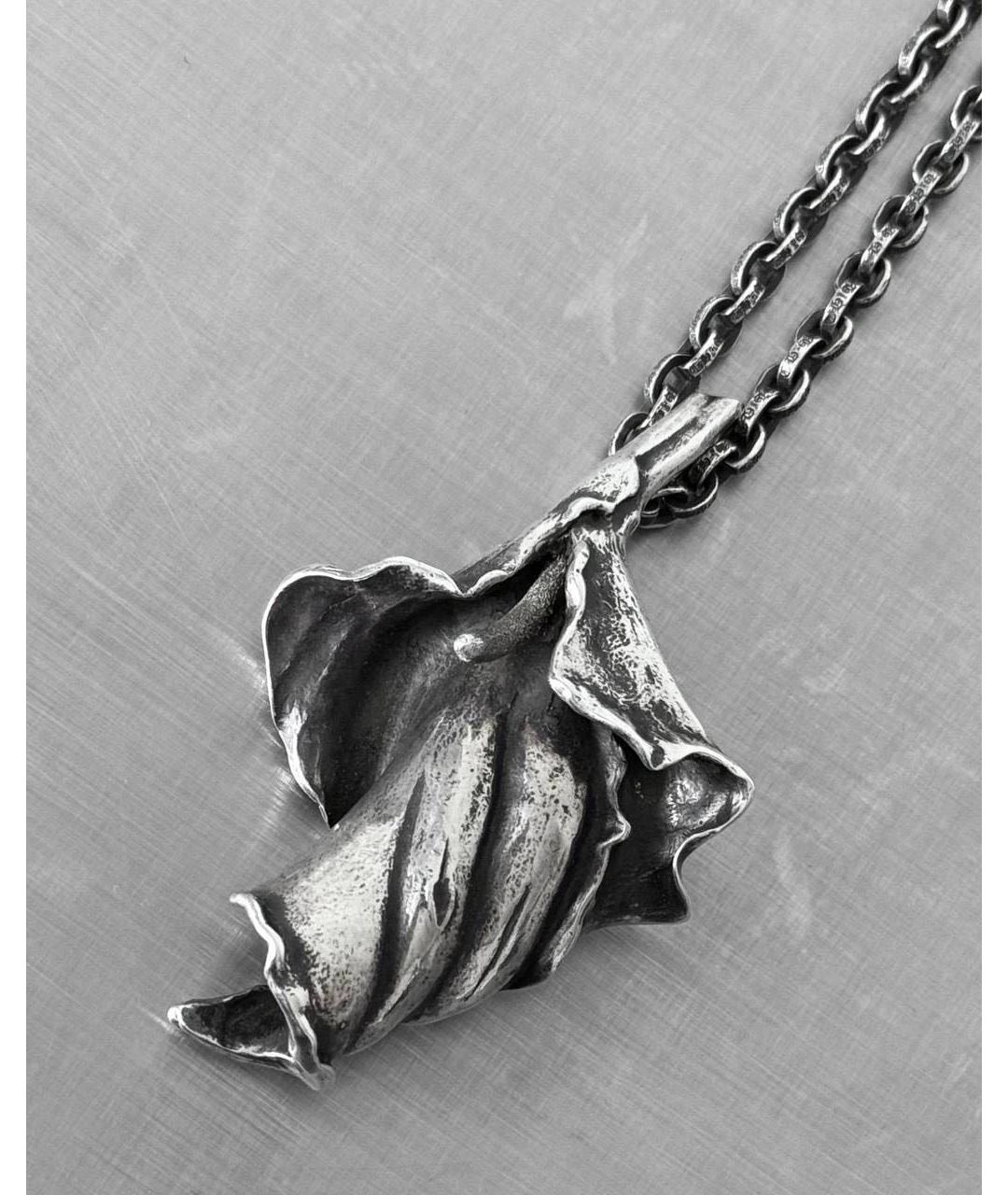 CHROME HEARTS Серебряное серебряное колье, фото 2