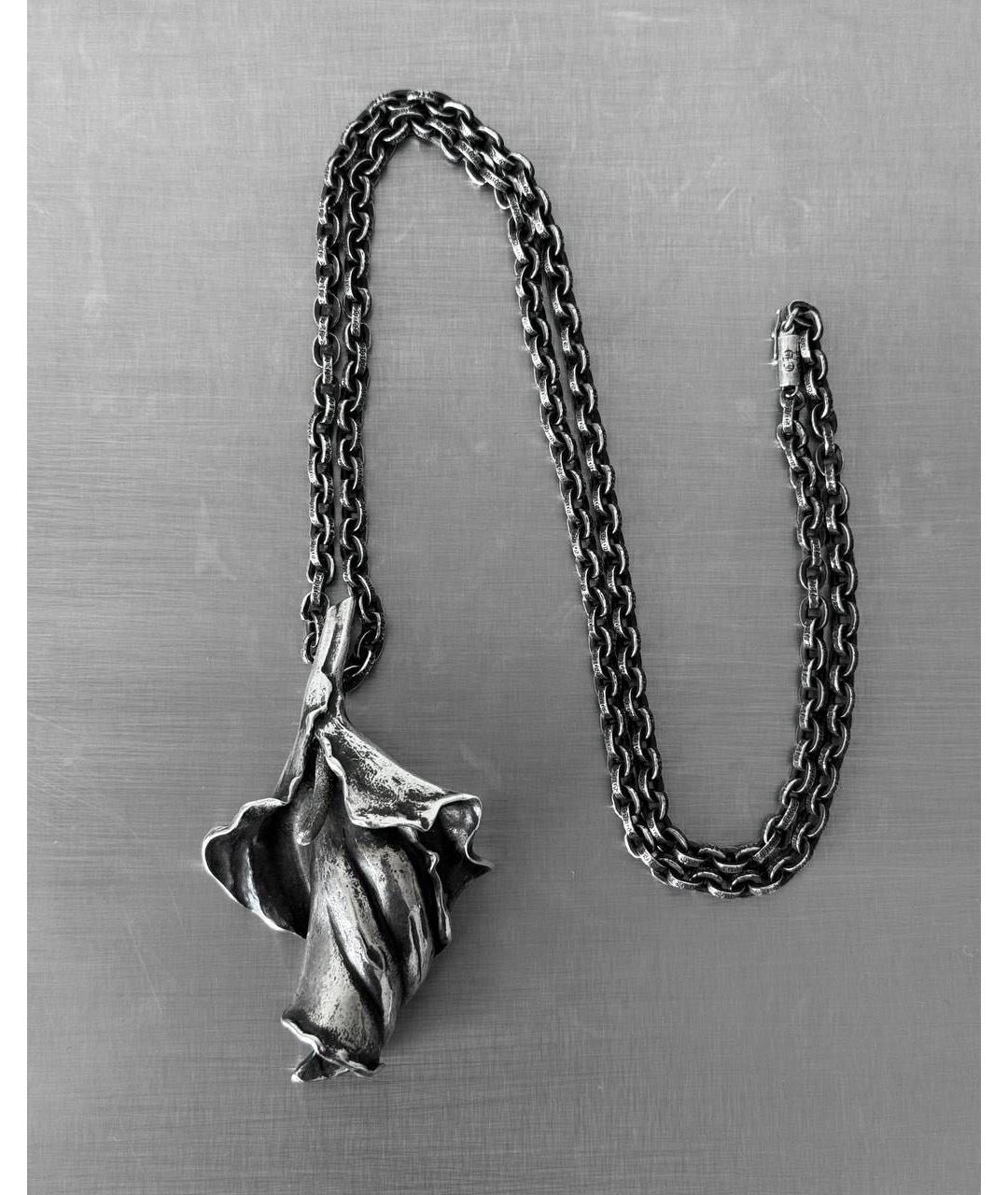 CHROME HEARTS Серебряное серебряное колье, фото 9