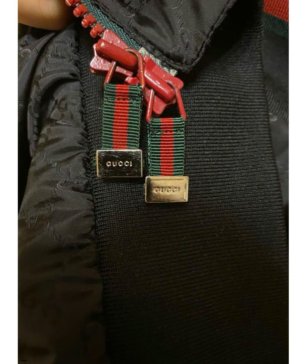 GUCCI Черная полиамидовая куртка, фото 8