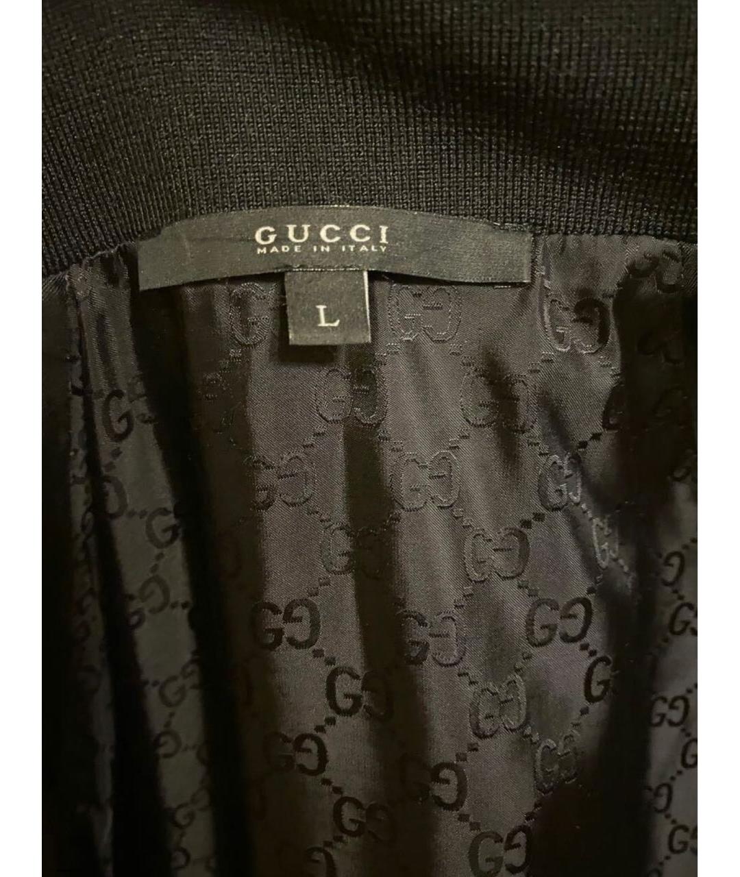 GUCCI Черная полиамидовая куртка, фото 7
