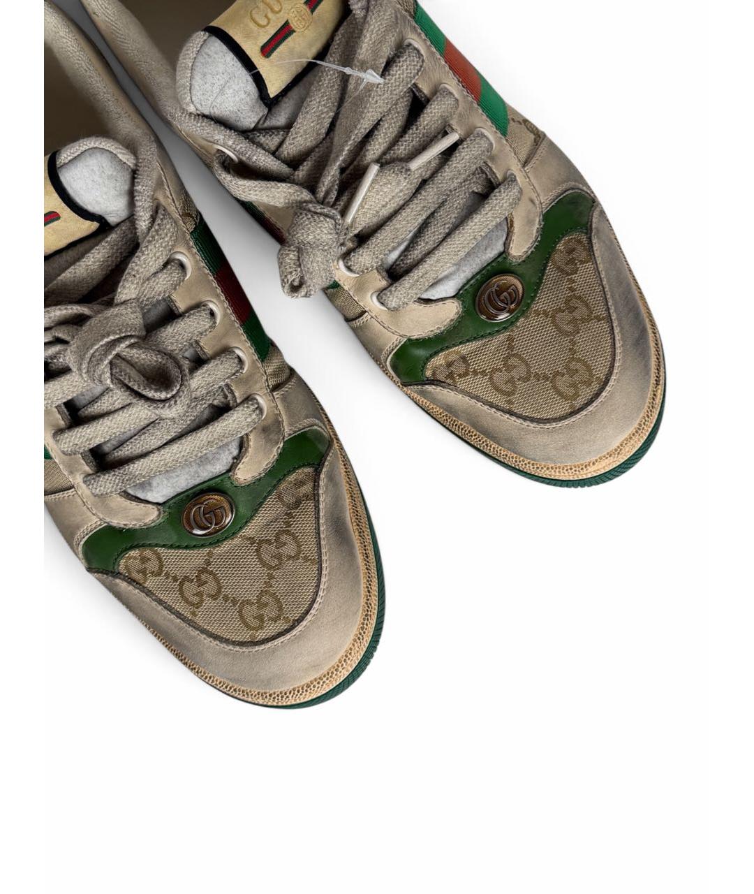 GUCCI Мульти низкие кроссовки / кеды, фото 4