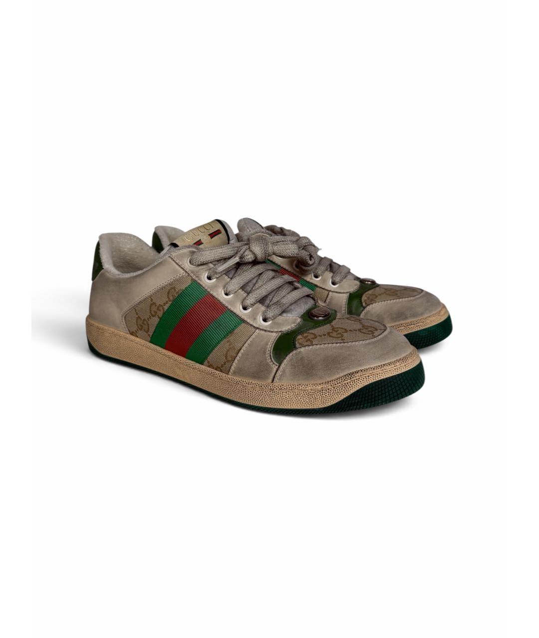 GUCCI Мульти низкие кроссовки / кеды, фото 3