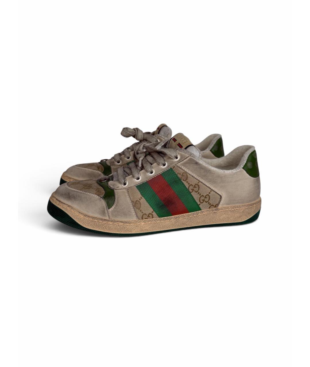 GUCCI Мульти низкие кроссовки / кеды, фото 9