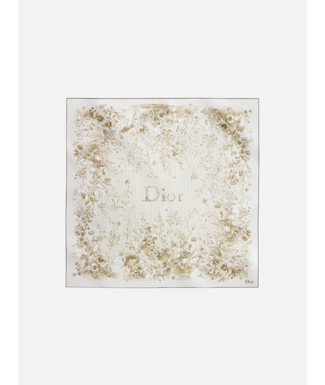 CHRISTIAN DIOR Мульти шелковый платок, фото 1