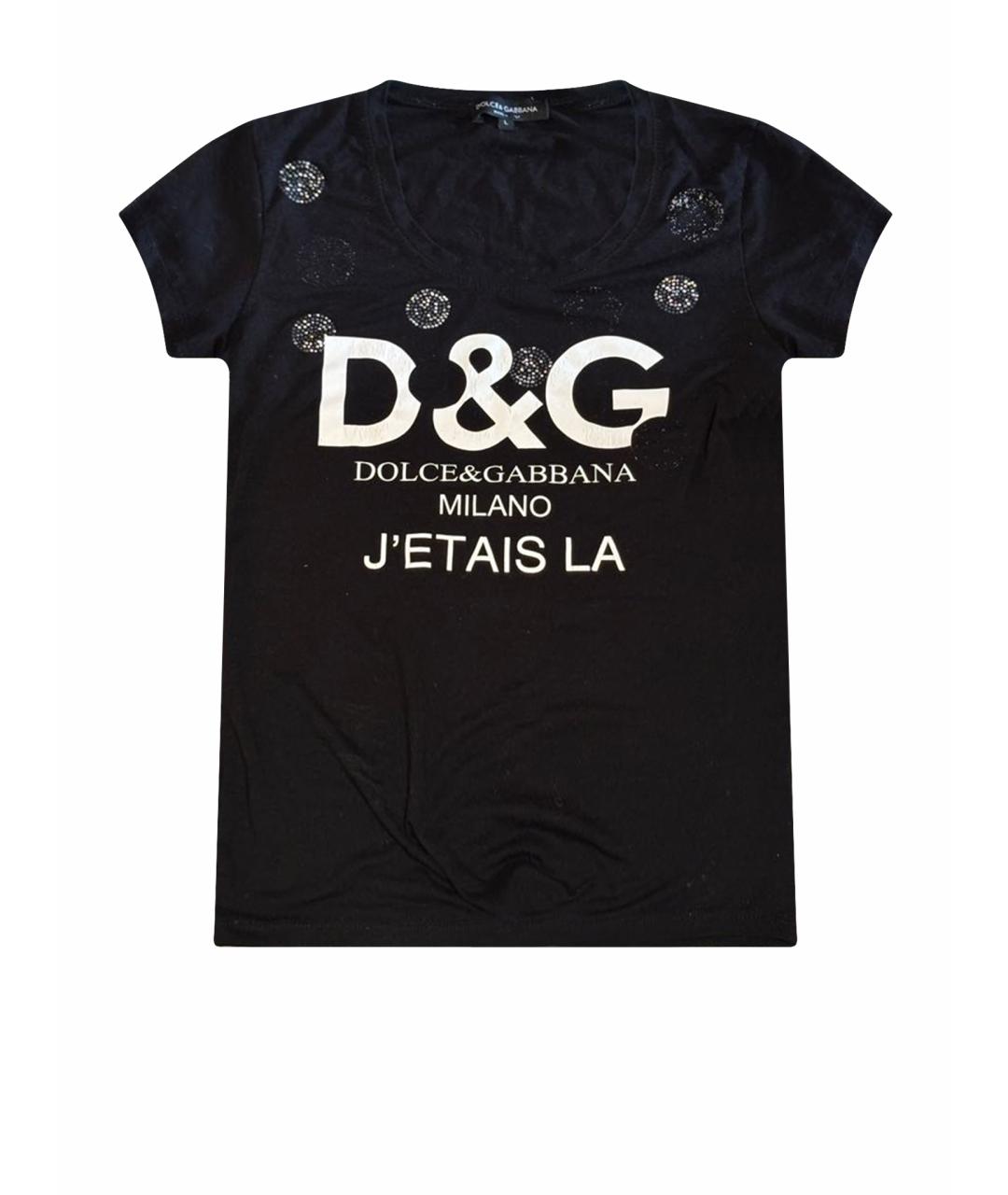 DOLCE&GABBANA Черная майка, фото 1
