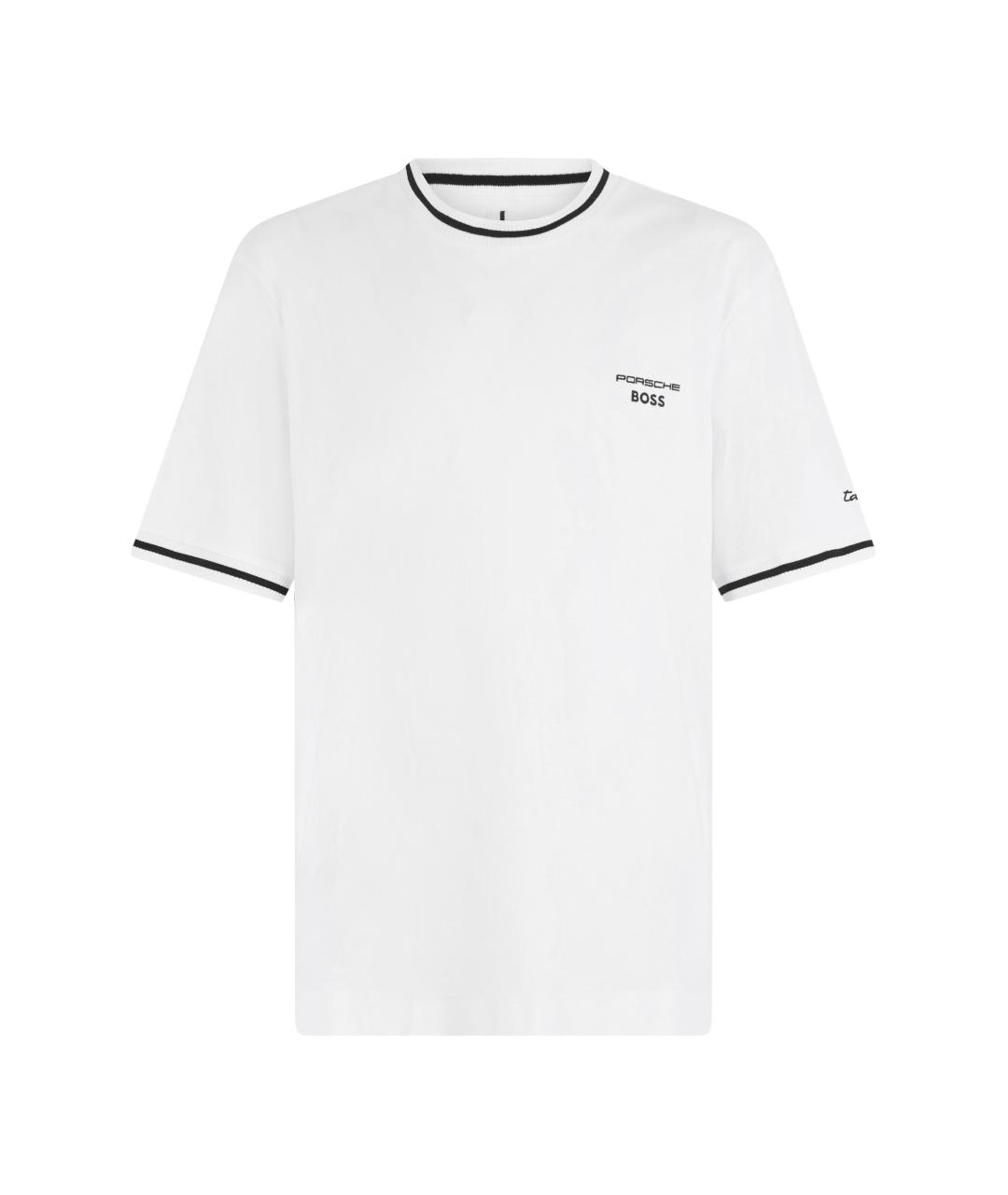 HUGO BOSS Белая хлопковая футболка, фото 1