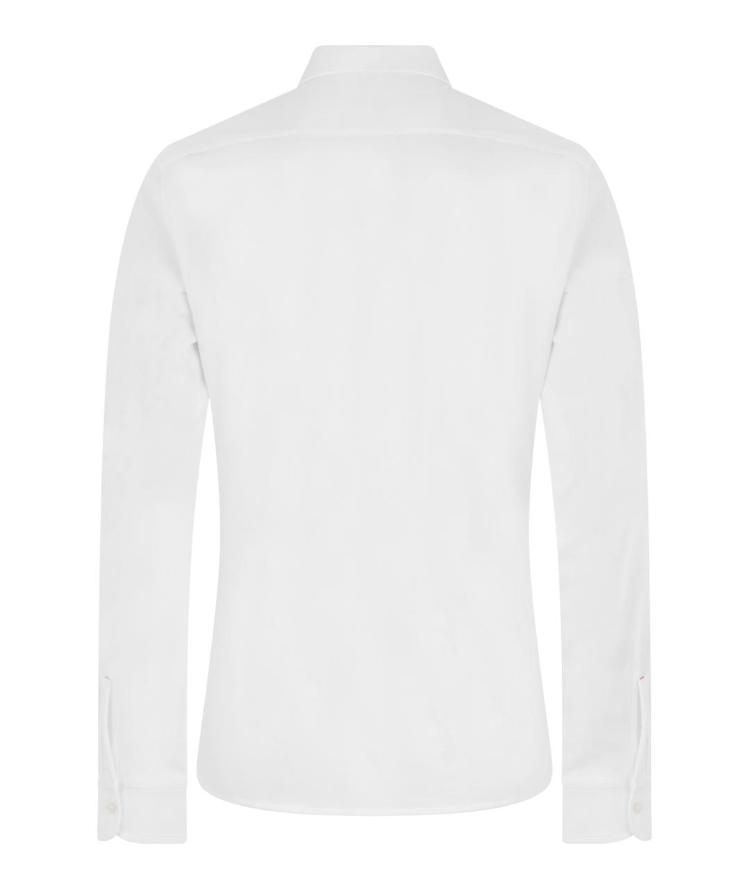HUGO BOSS Белая хлопковая классическая рубашка, фото 2