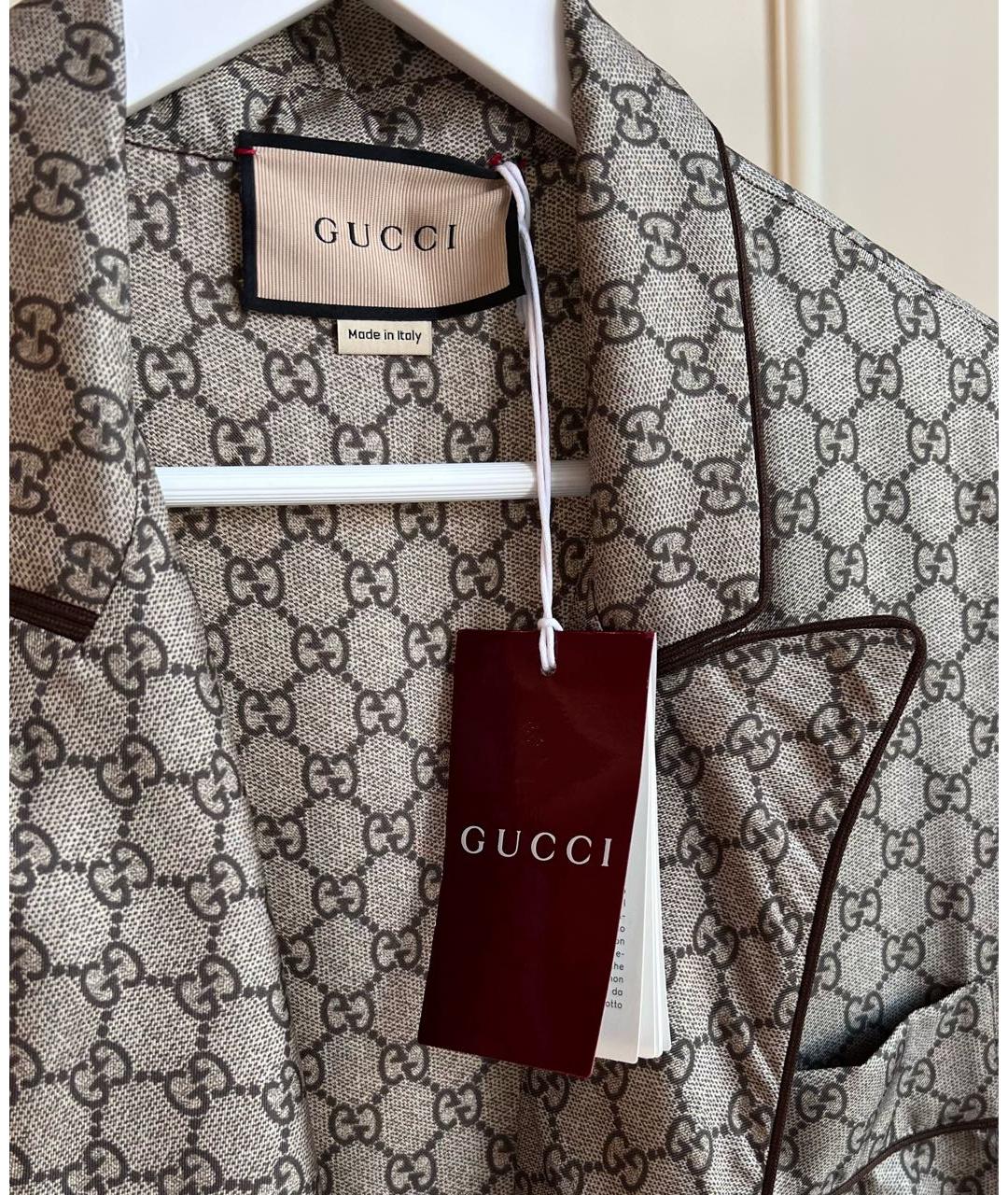 GUCCI Шелковая рубашка, фото 3