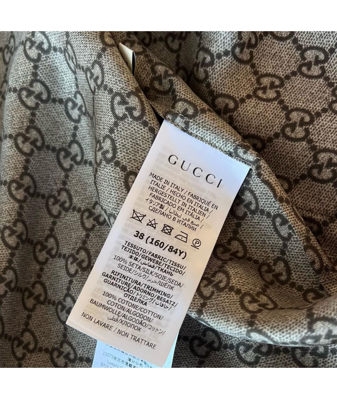 GUCCI Шелковая рубашка, фото 8