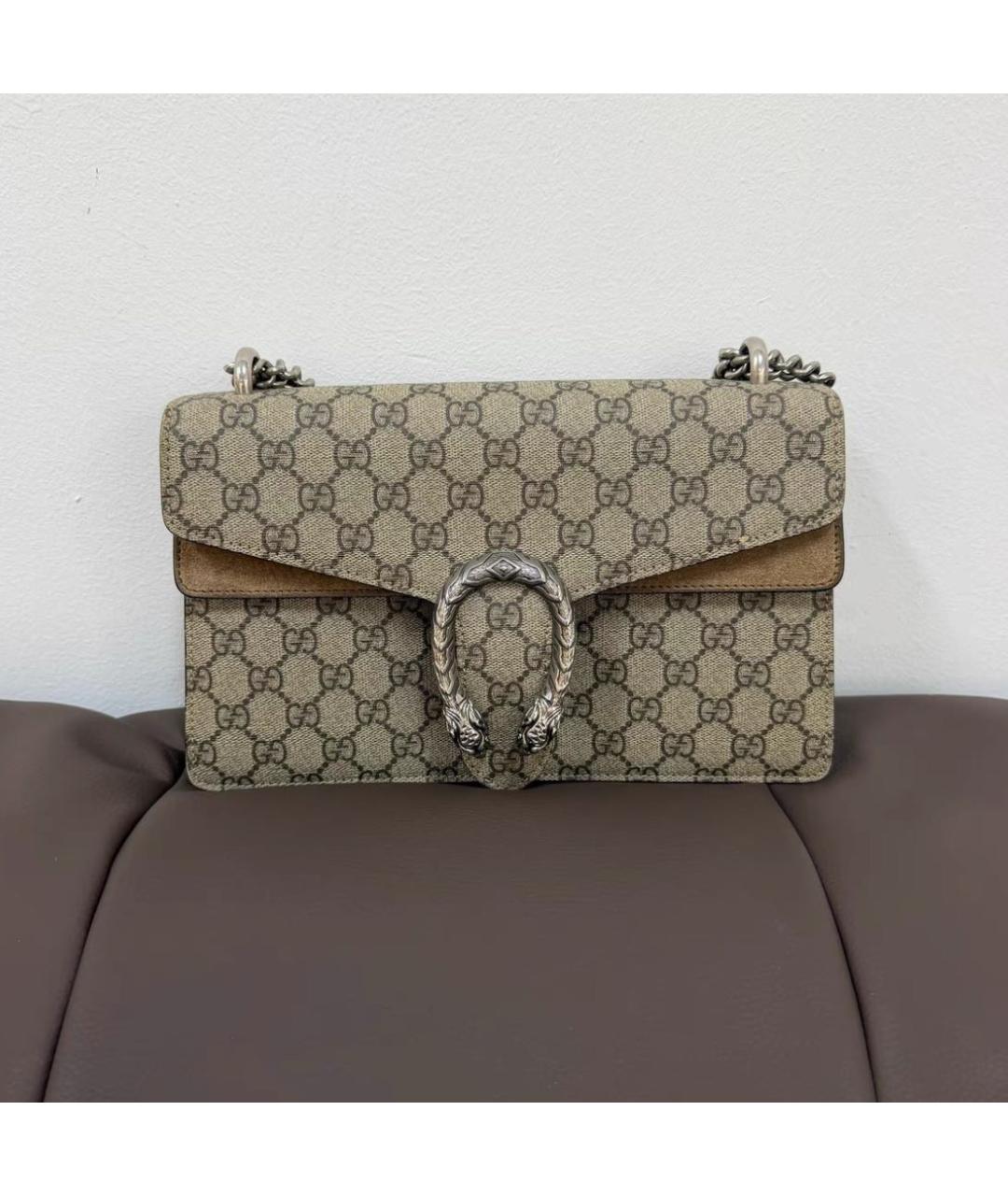 GUCCI Коричневая сумка через плечо, фото 6