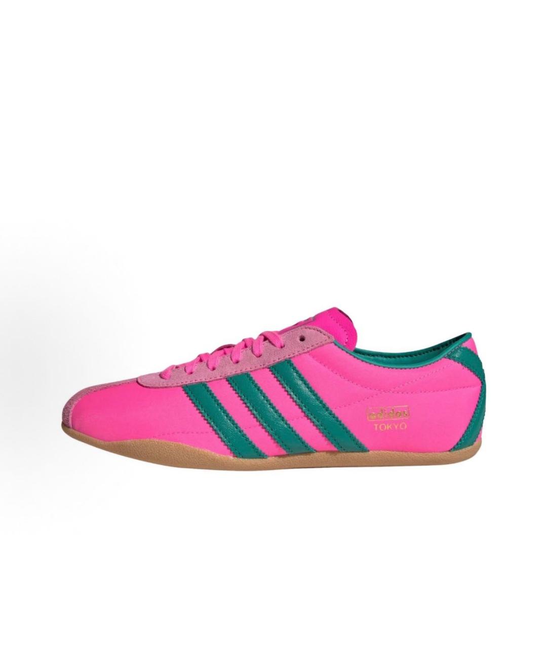 ADIDAS Фуксия текстильные кроссовки, фото 6