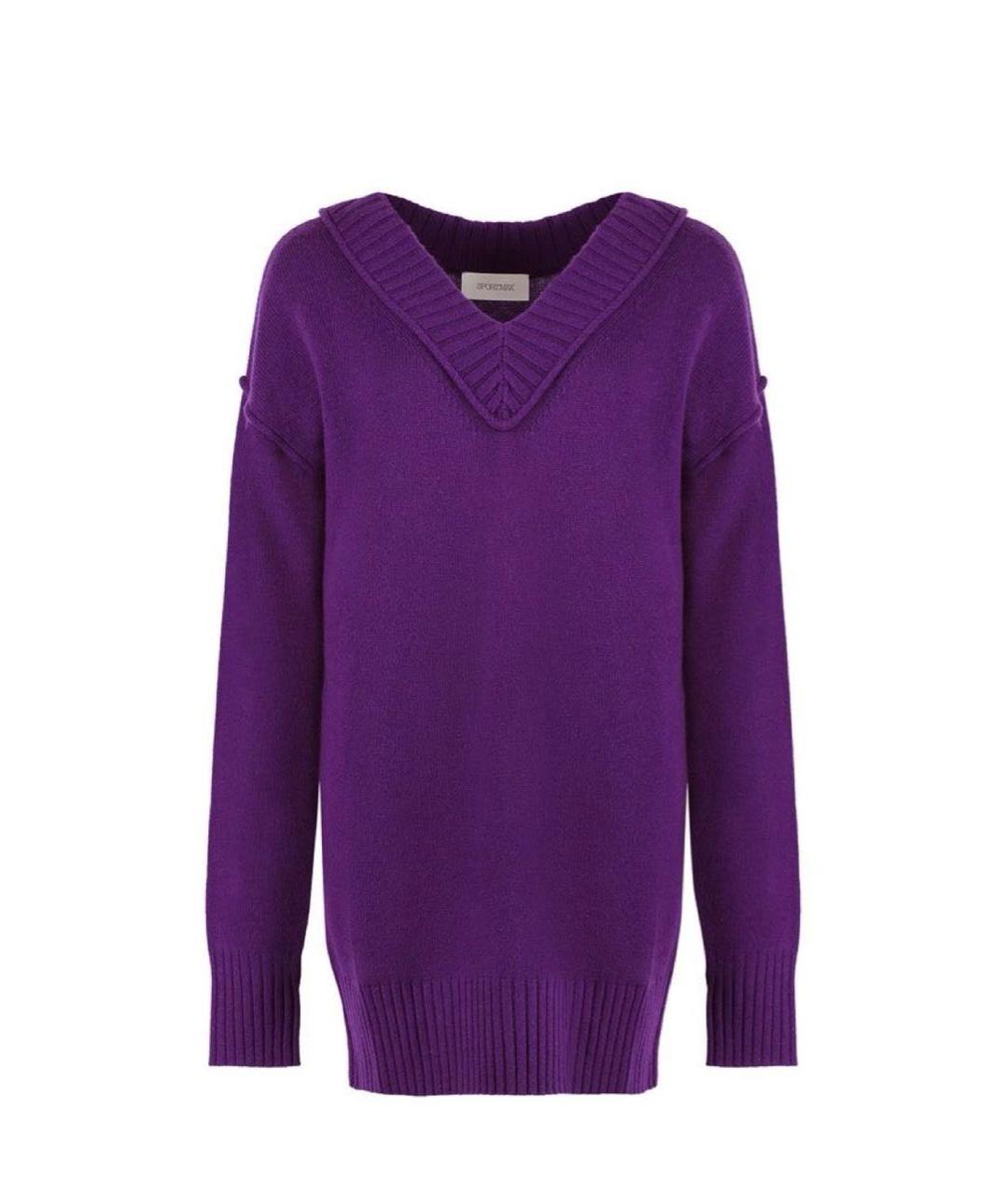 SPORTMAX Фиолетовый кашемировый джемпер / свитер, фото 1