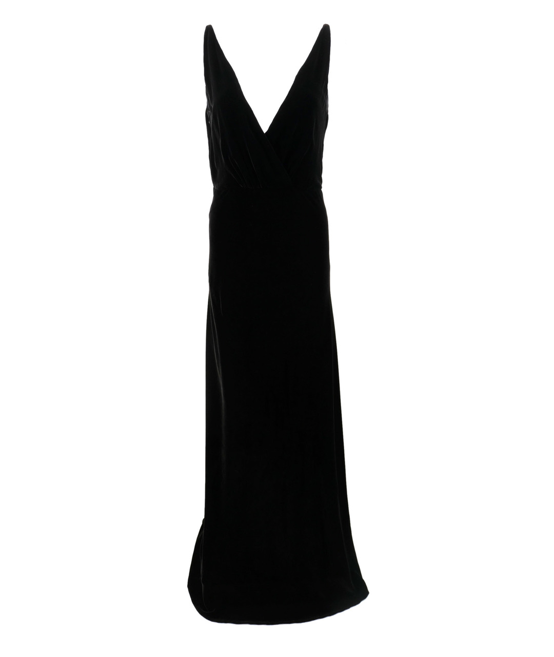 OSCAR DE LA RENTA Черное бархатное вечернее платье, фото 1