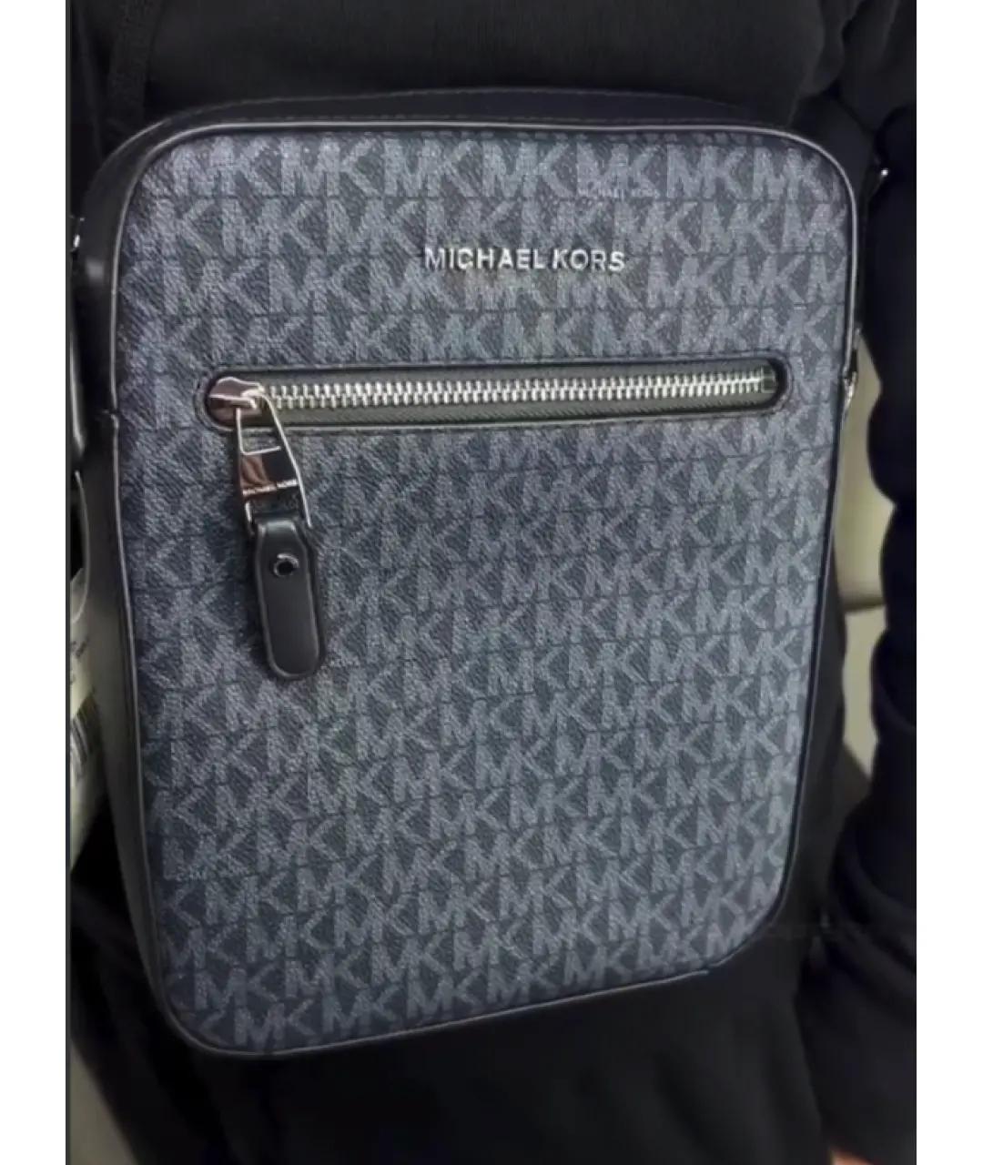 MICHAEL KORS Темно-синяя сумка на плечо, фото 4