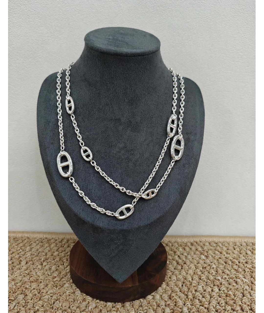HERMES Серебряная цепочка, фото 2