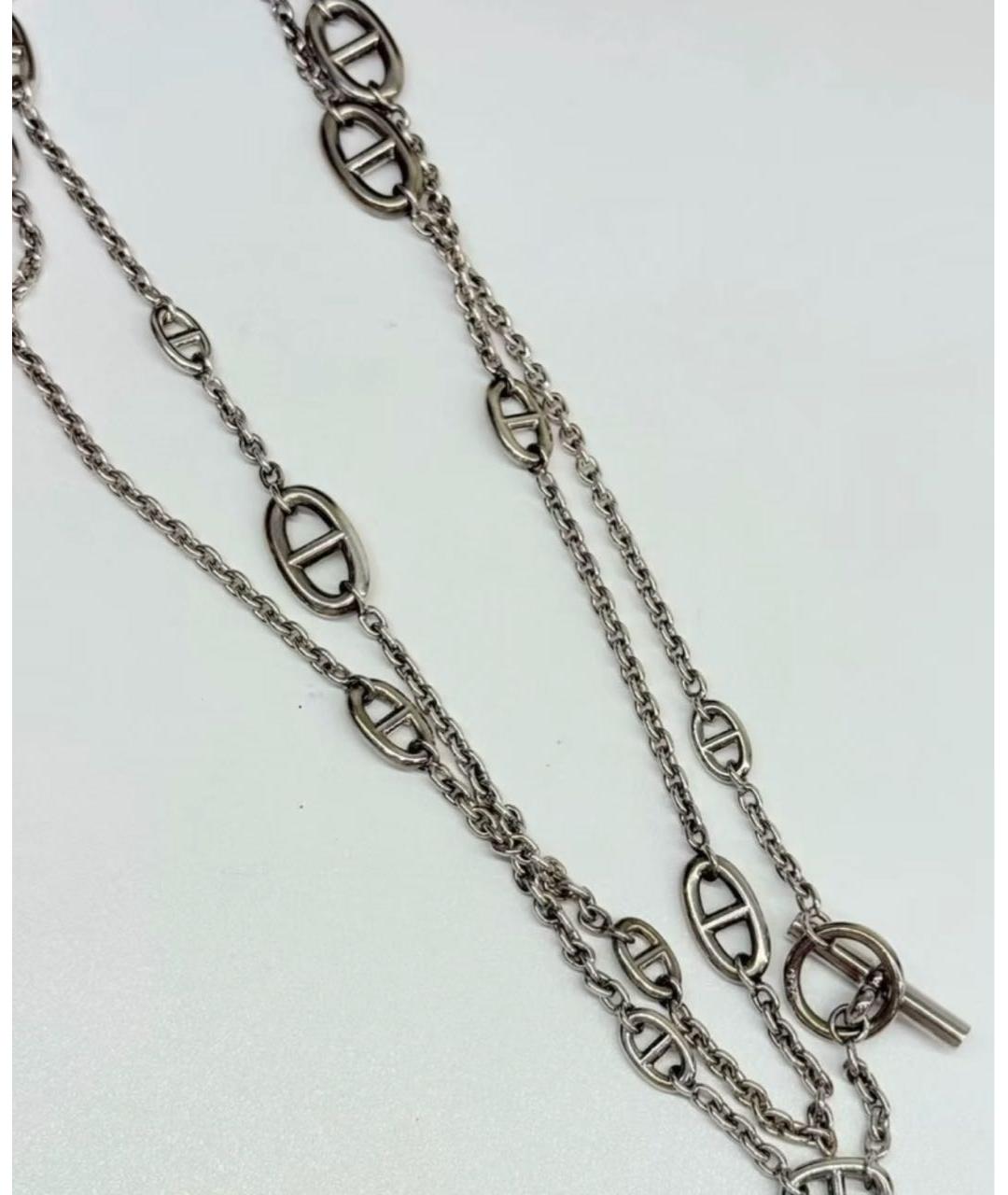 HERMES Серебряная цепочка, фото 4