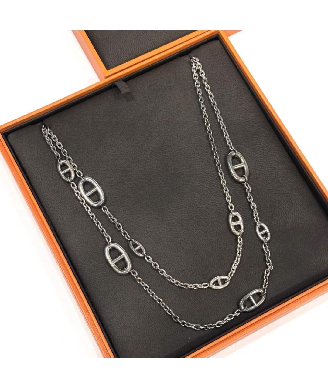 HERMES Серебряная цепочка, фото 3