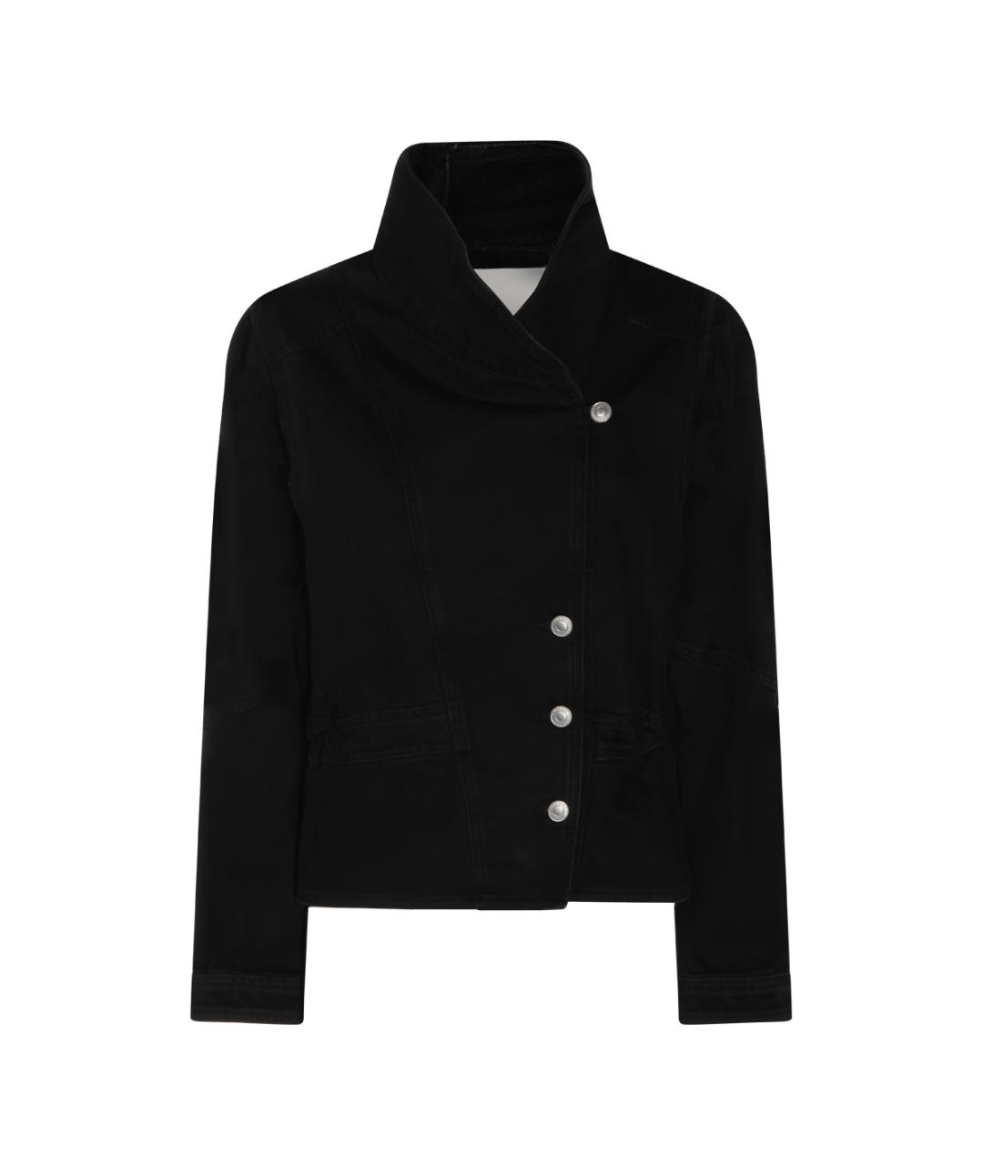 ISABEL MARANT ETOILE Черная хлопковая куртка, фото 1