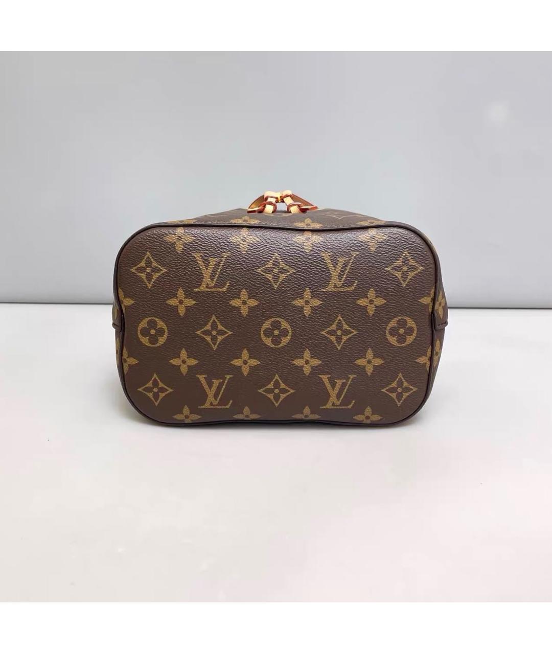 LOUIS VUITTON Коричневая сумка через плечо из канвы, фото 5