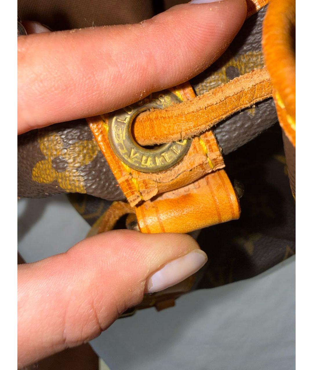 LOUIS VUITTON Коричневая сумка через плечо из канвы, фото 7