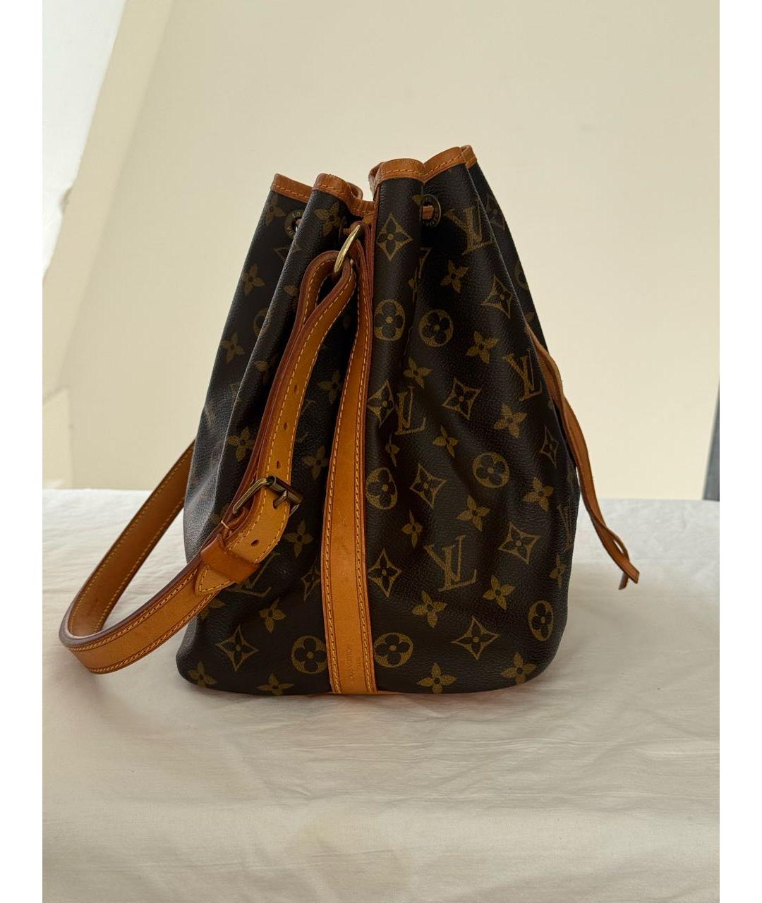 LOUIS VUITTON Коричневая сумка через плечо из канвы, фото 2