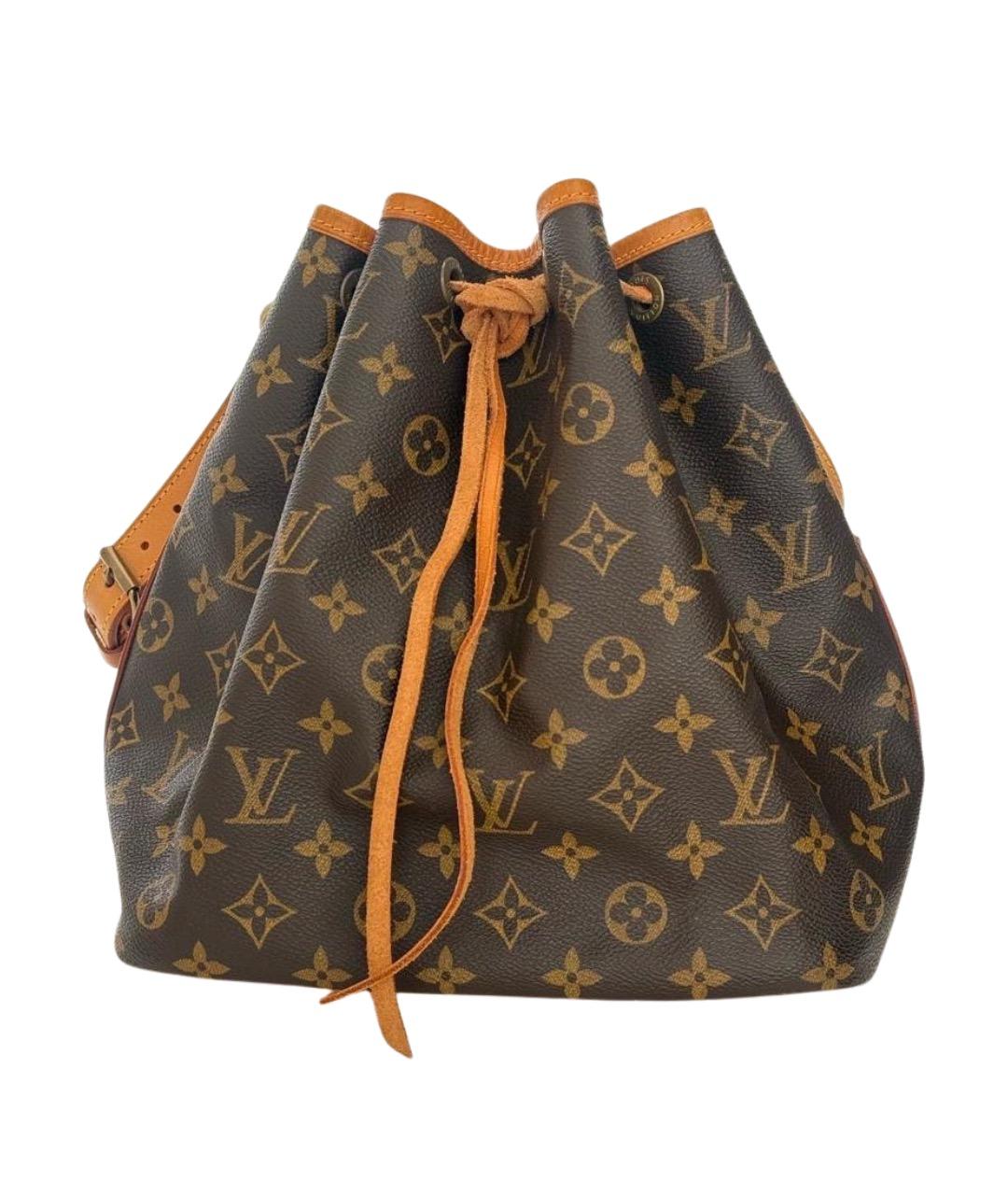 LOUIS VUITTON Коричневая сумка через плечо из канвы, фото 1