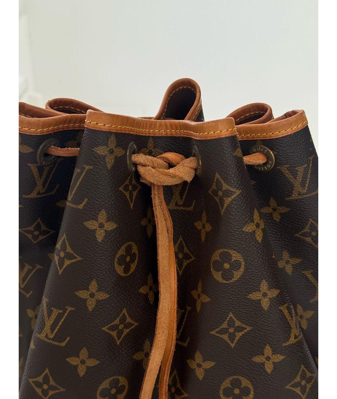 LOUIS VUITTON Коричневая сумка через плечо из канвы, фото 5