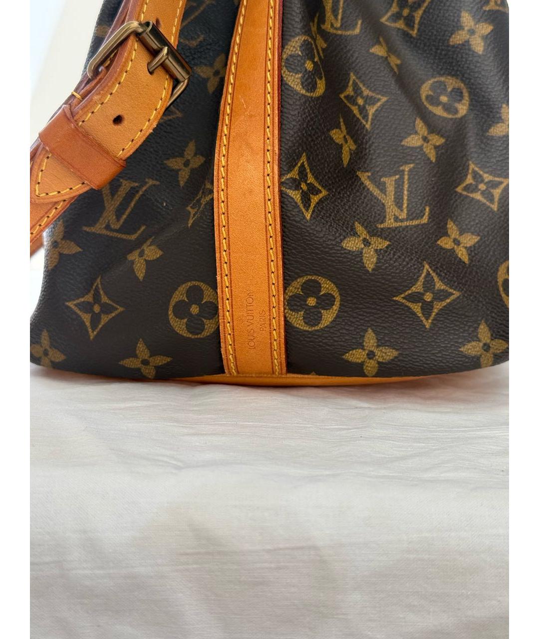 LOUIS VUITTON Коричневая сумка через плечо из канвы, фото 4