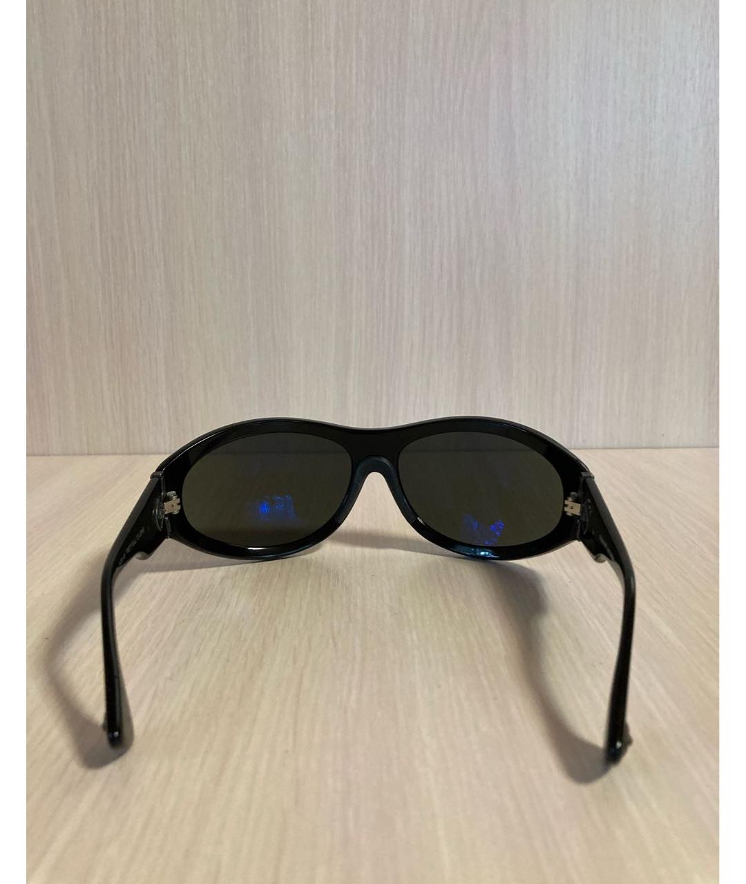 CHROME HEARTS Черные пластиковые солнцезащитные очки, фото 4