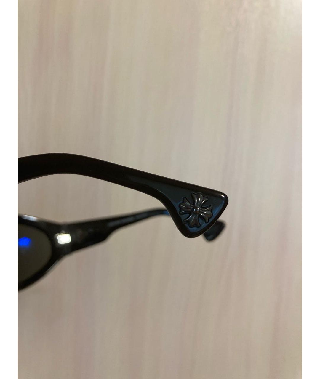 CHROME HEARTS Черные пластиковые солнцезащитные очки, фото 8