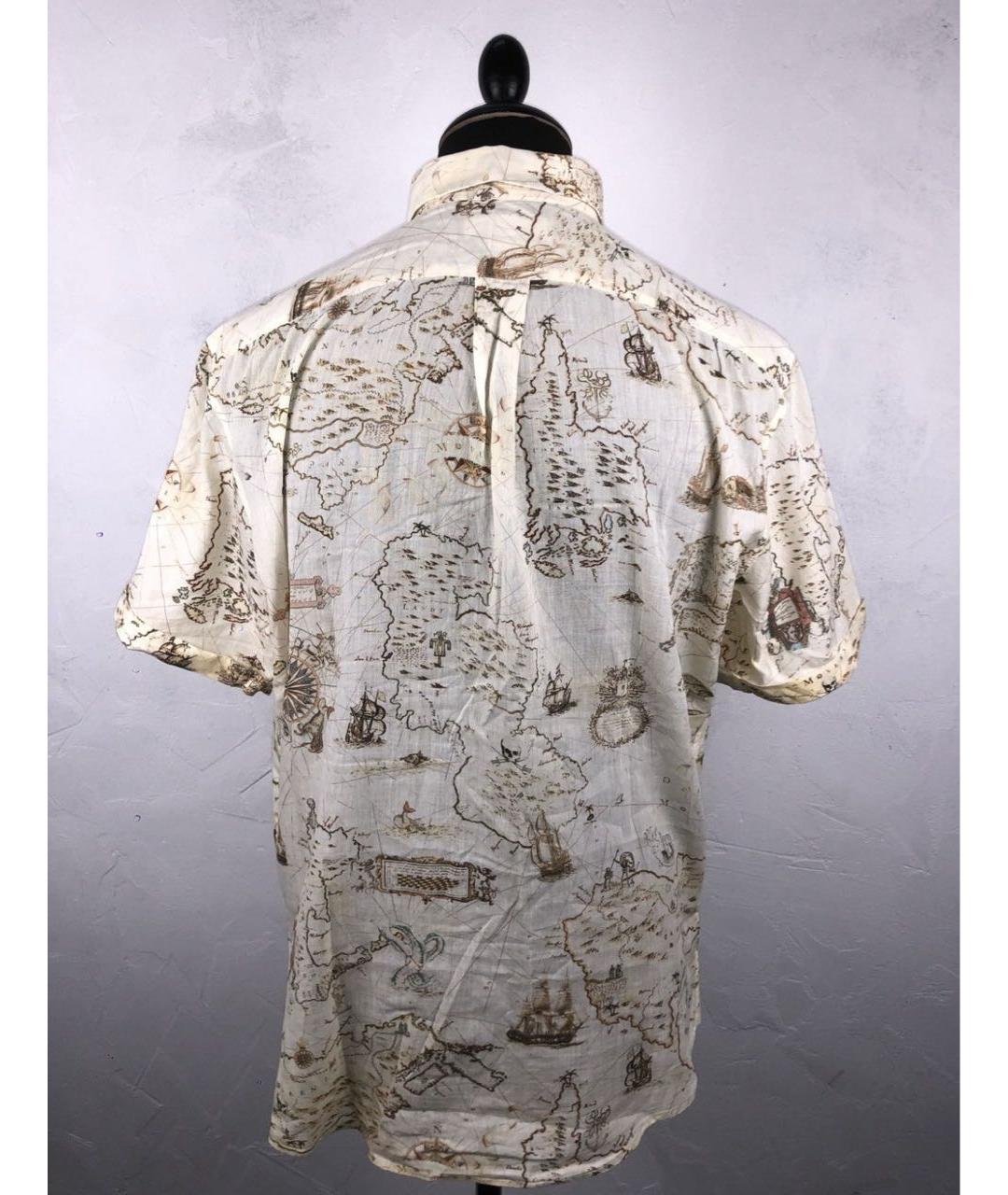 ALEXANDER MCQUEEN Мульти льняная кэжуал рубашка, фото 2