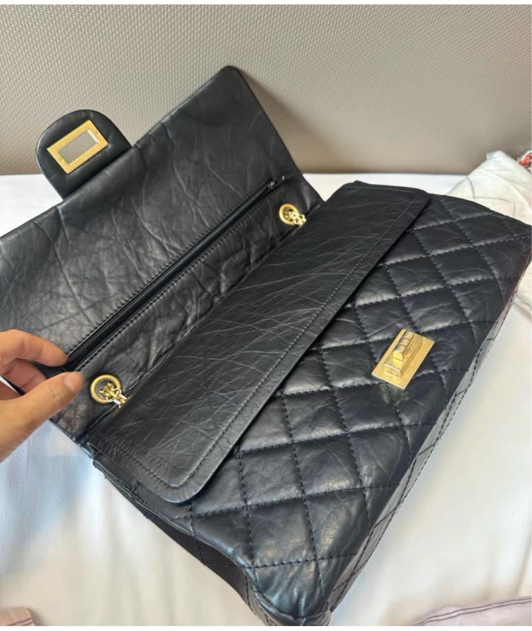 CHANEL Черная кожаная сумка через плечо, фото 4