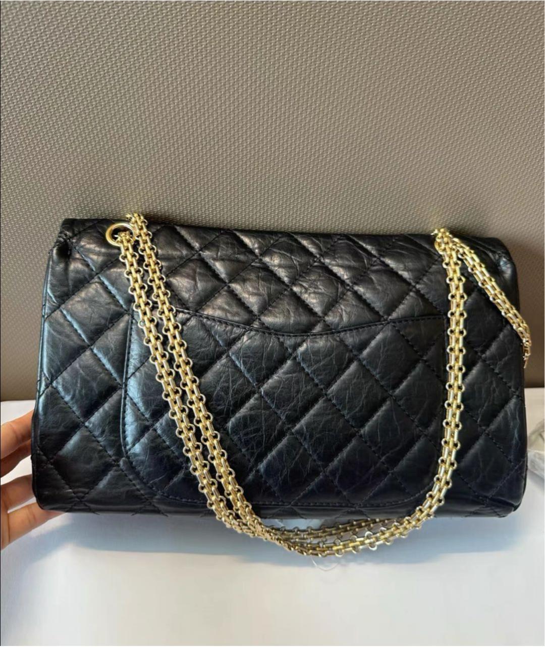 CHANEL Черная кожаная сумка через плечо, фото 3