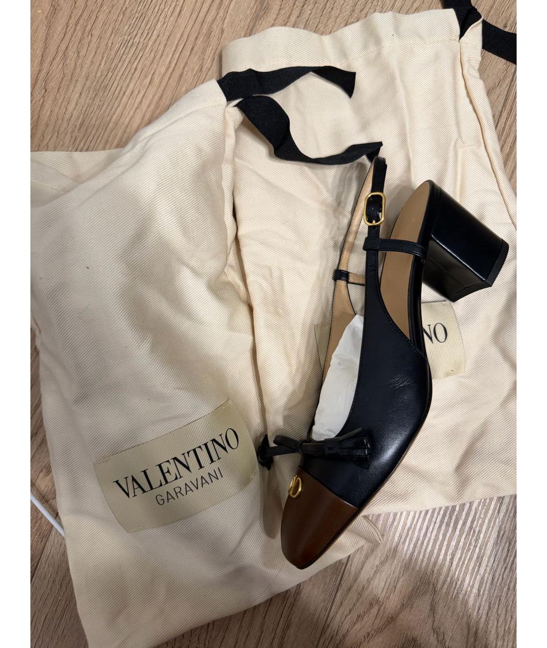 VALENTINO Коричневые кожаные туфли, фото 6