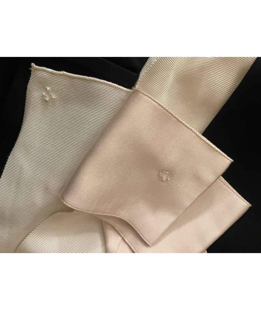 LANVIN Черное хлопковое вечернее платье, фото 5