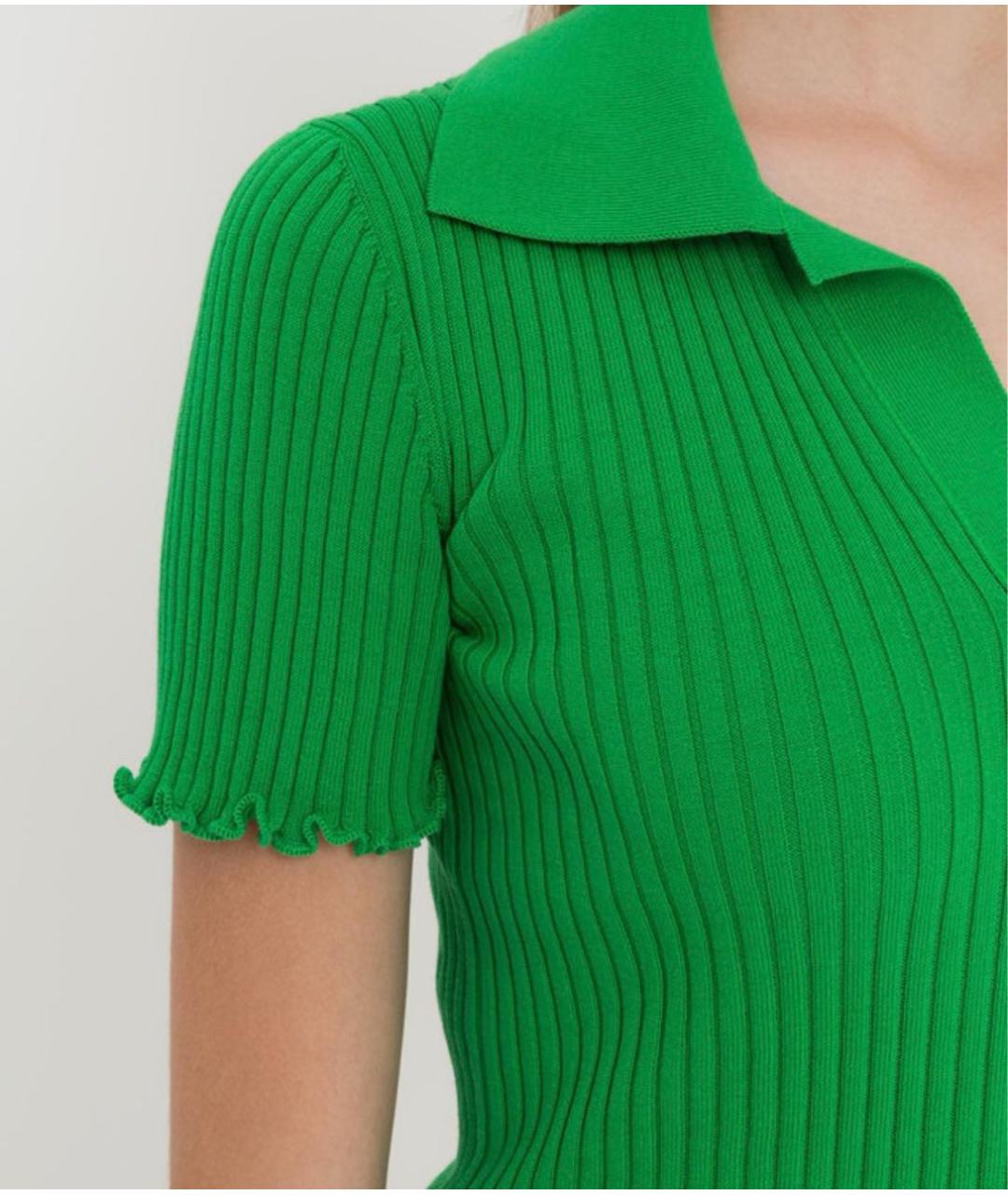 BOTTEGA VENETA Зеленая футболка, фото 3