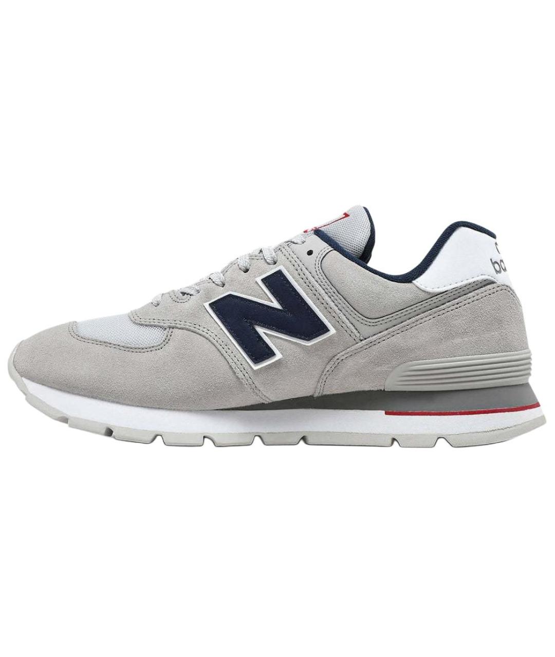 NEW BALANCE Серые замшевые кроссовки, фото 2