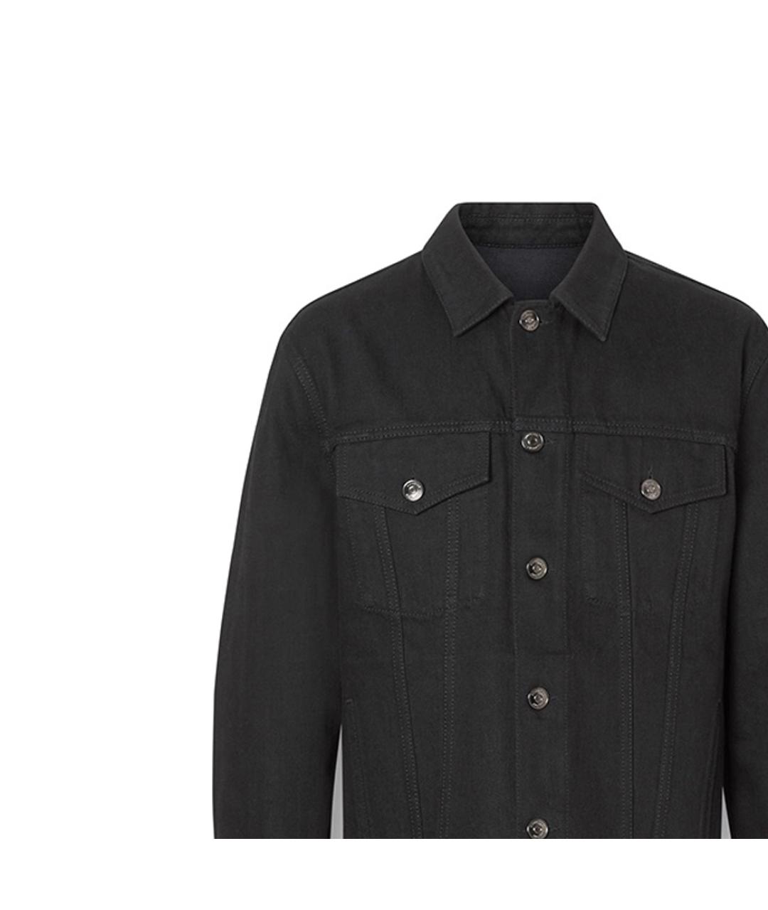 BURBERRY Черная деним куртка, фото 5