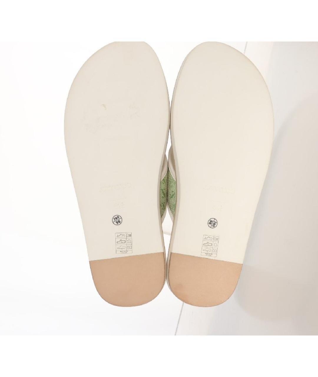 JIMMY CHOO Мульти шлепанцы, фото 6