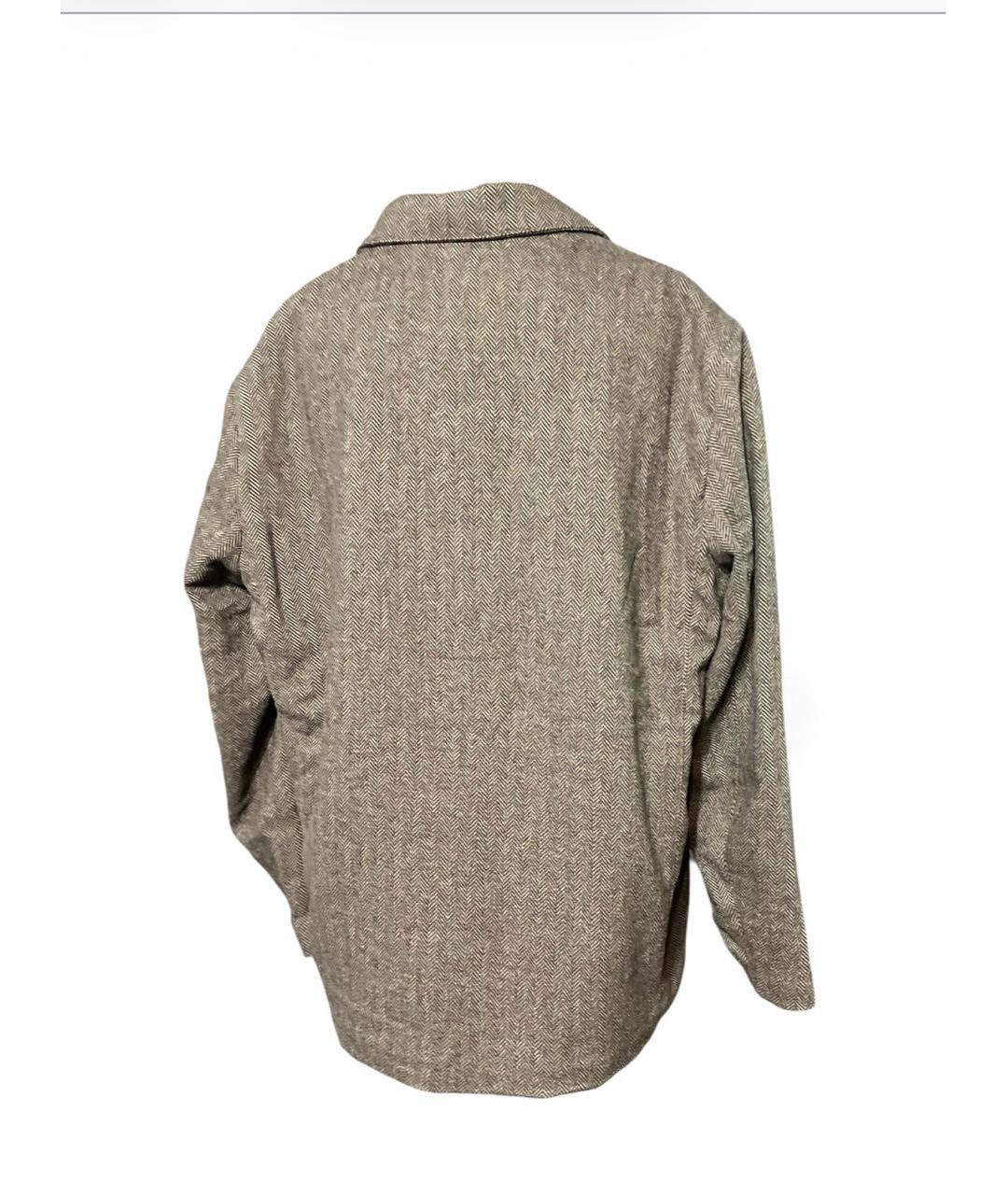 LEVI'S Коричневая шерстяная куртка, фото 2
