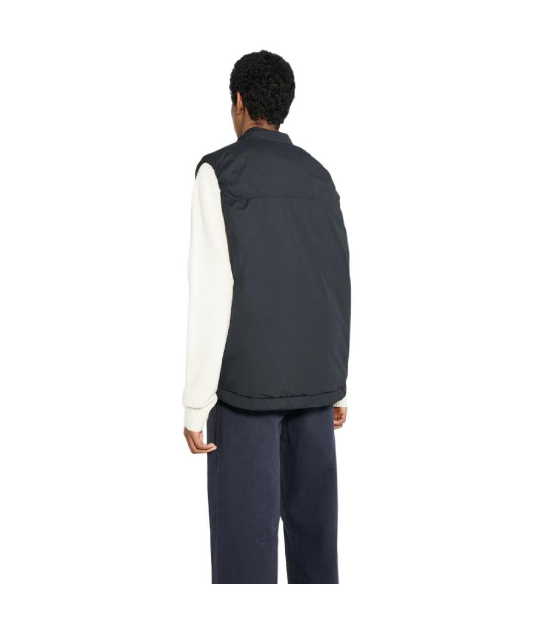 STONE ISLAND Черный жилет, фото 5