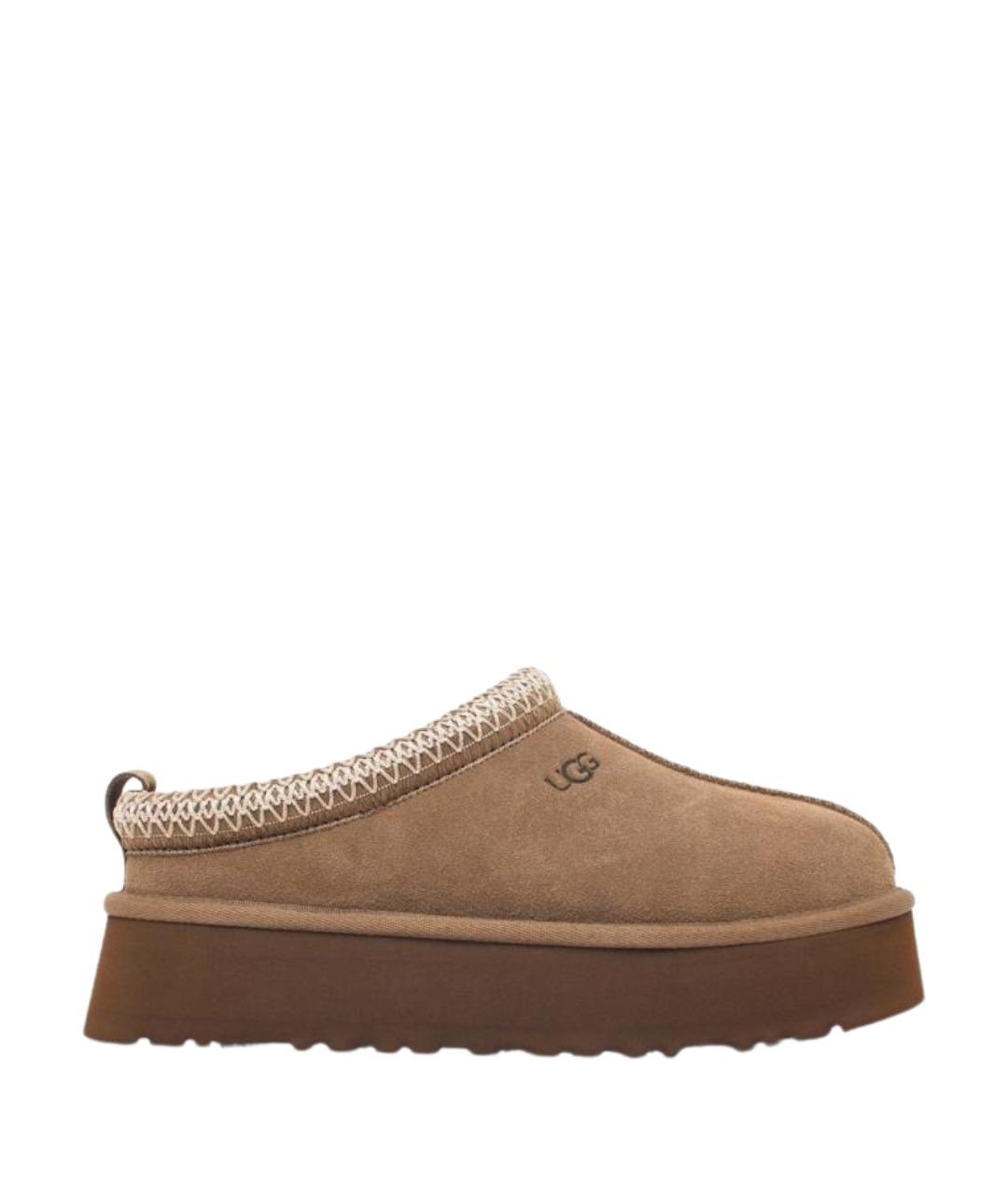 UGG Коричневые замшевые сабо, фото 1