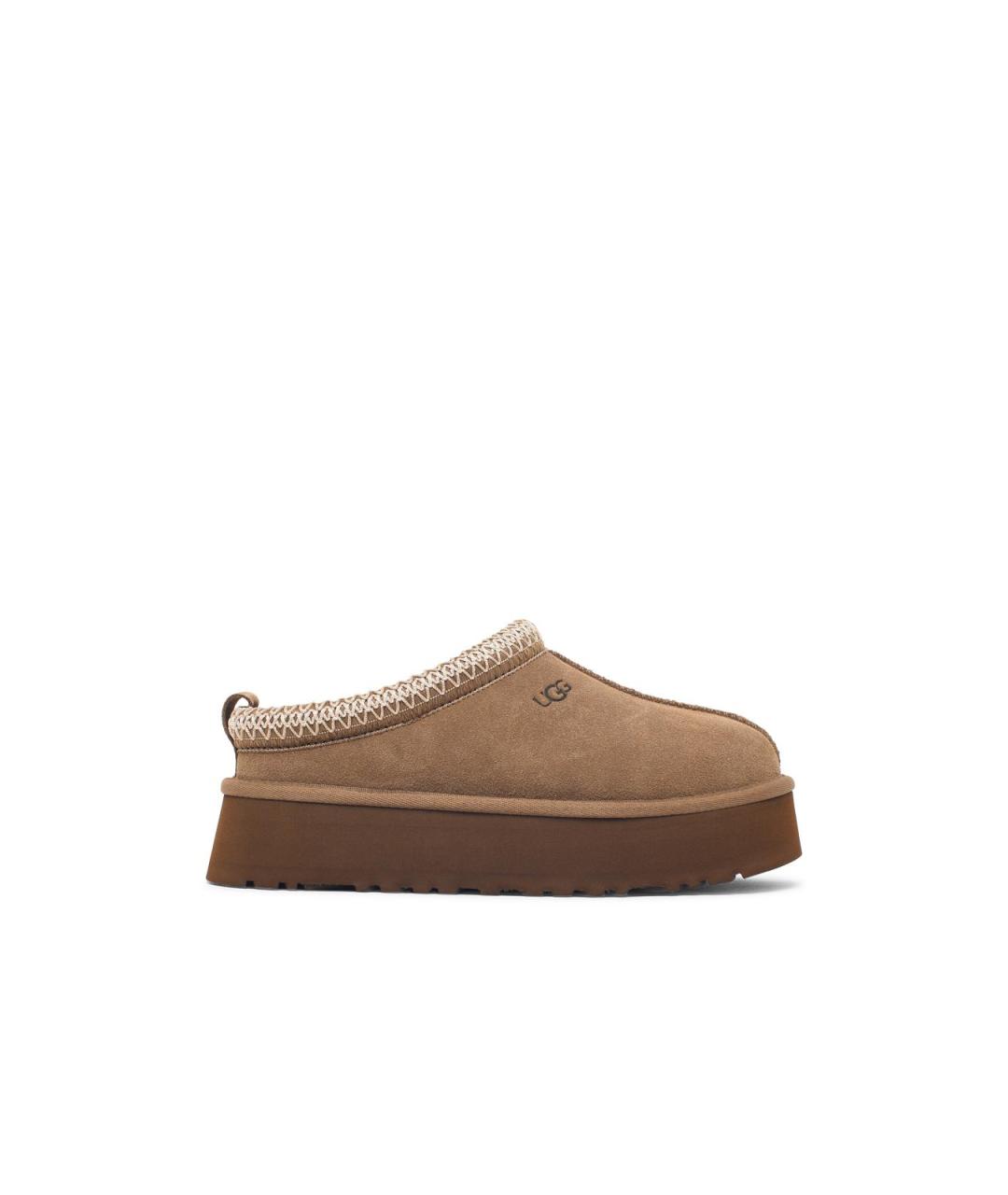 UGG Коричневые замшевые сабо, фото 4