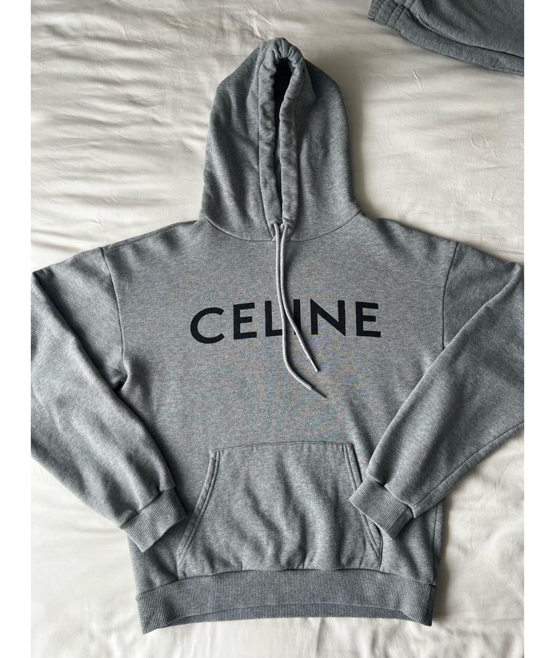 CELINE Серый хлопковый спортивные костюмы, фото 5