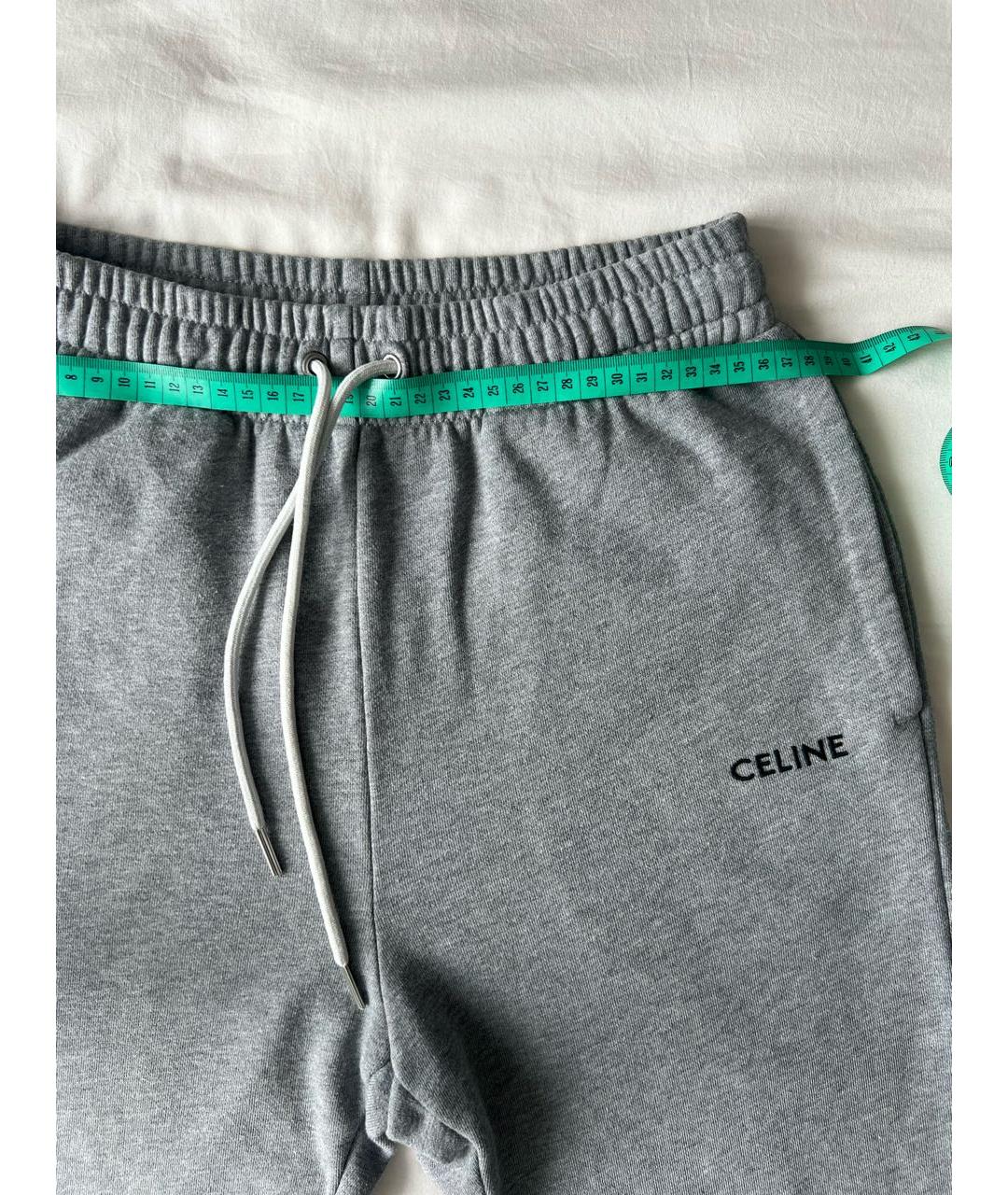 CELINE Серый хлопковый спортивные костюмы, фото 4