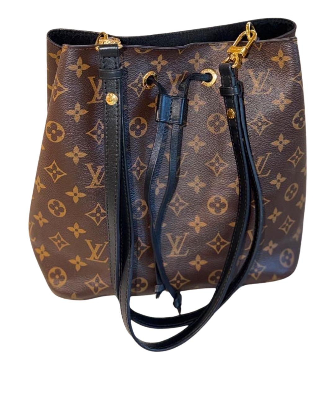 LOUIS VUITTON Коричневая сумка через плечо из канвы, фото 1