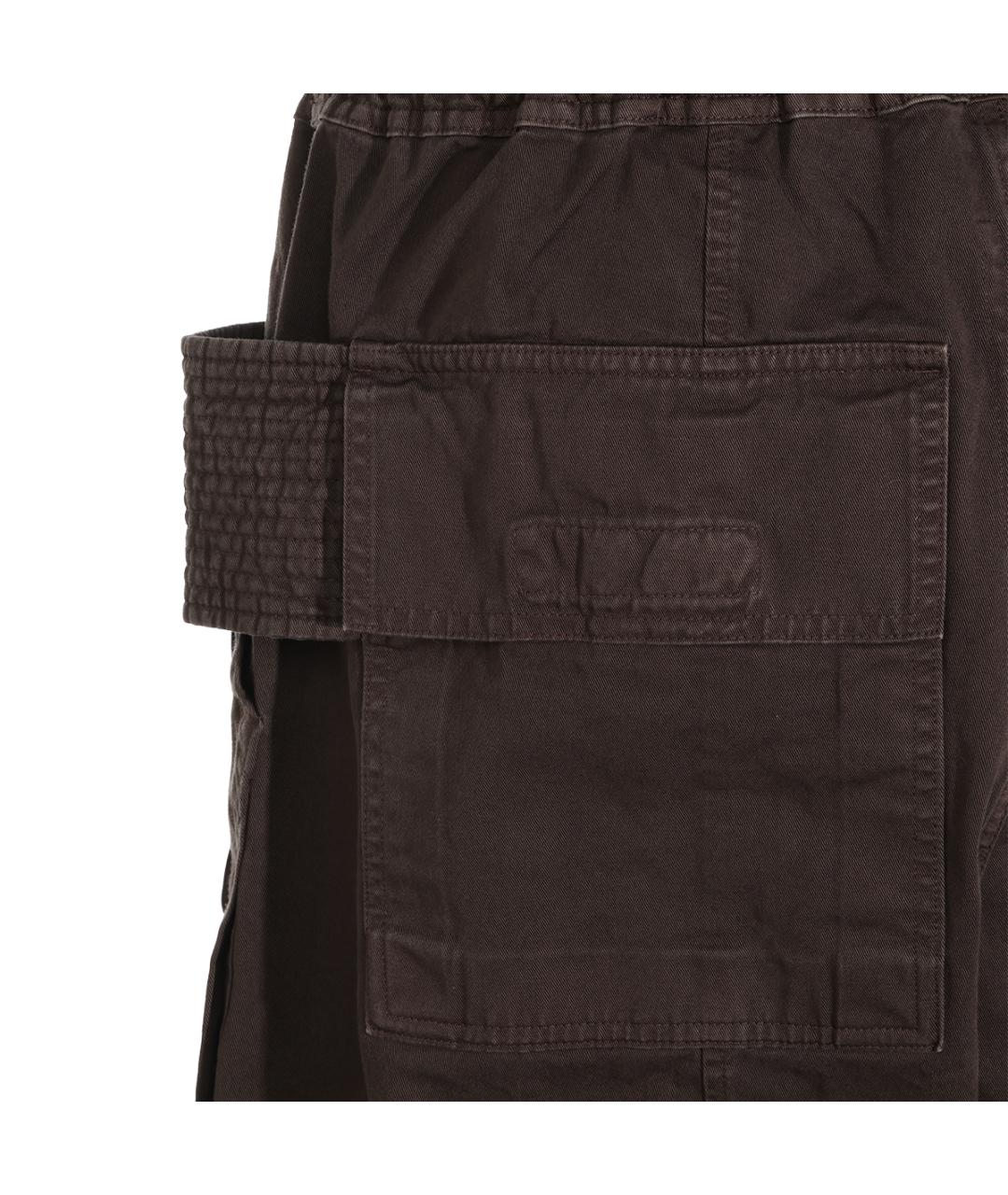 RICK OWENS DRKSHDW Коричневые хлопковые повседневные брюки, фото 7