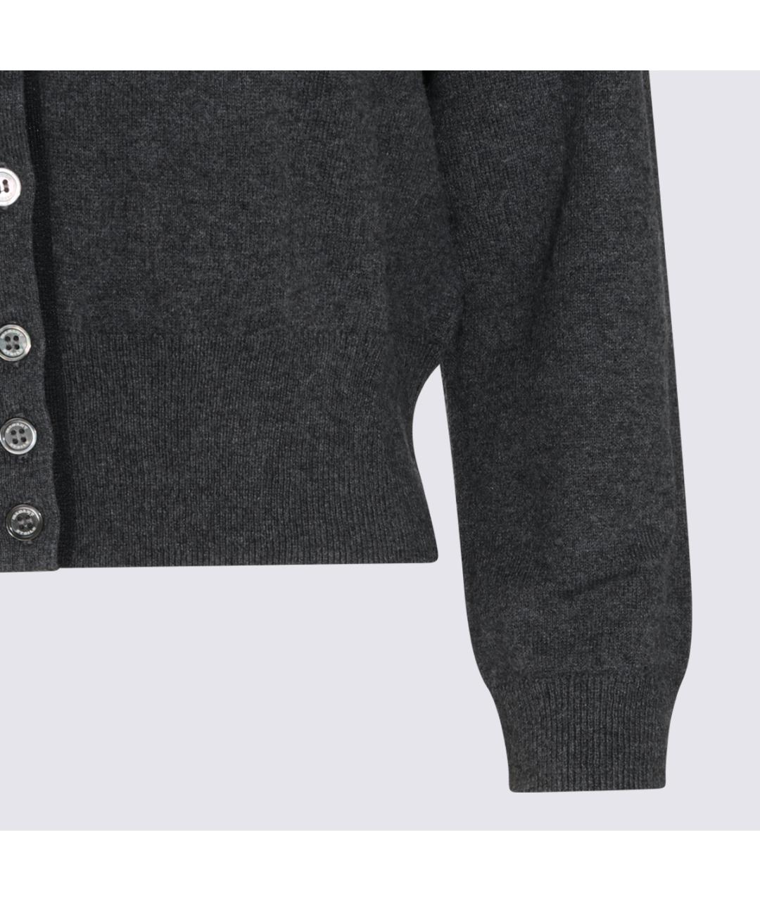 ISABEL MARANT ETOILE Антрацитовый хлопковый кардиган, фото 8