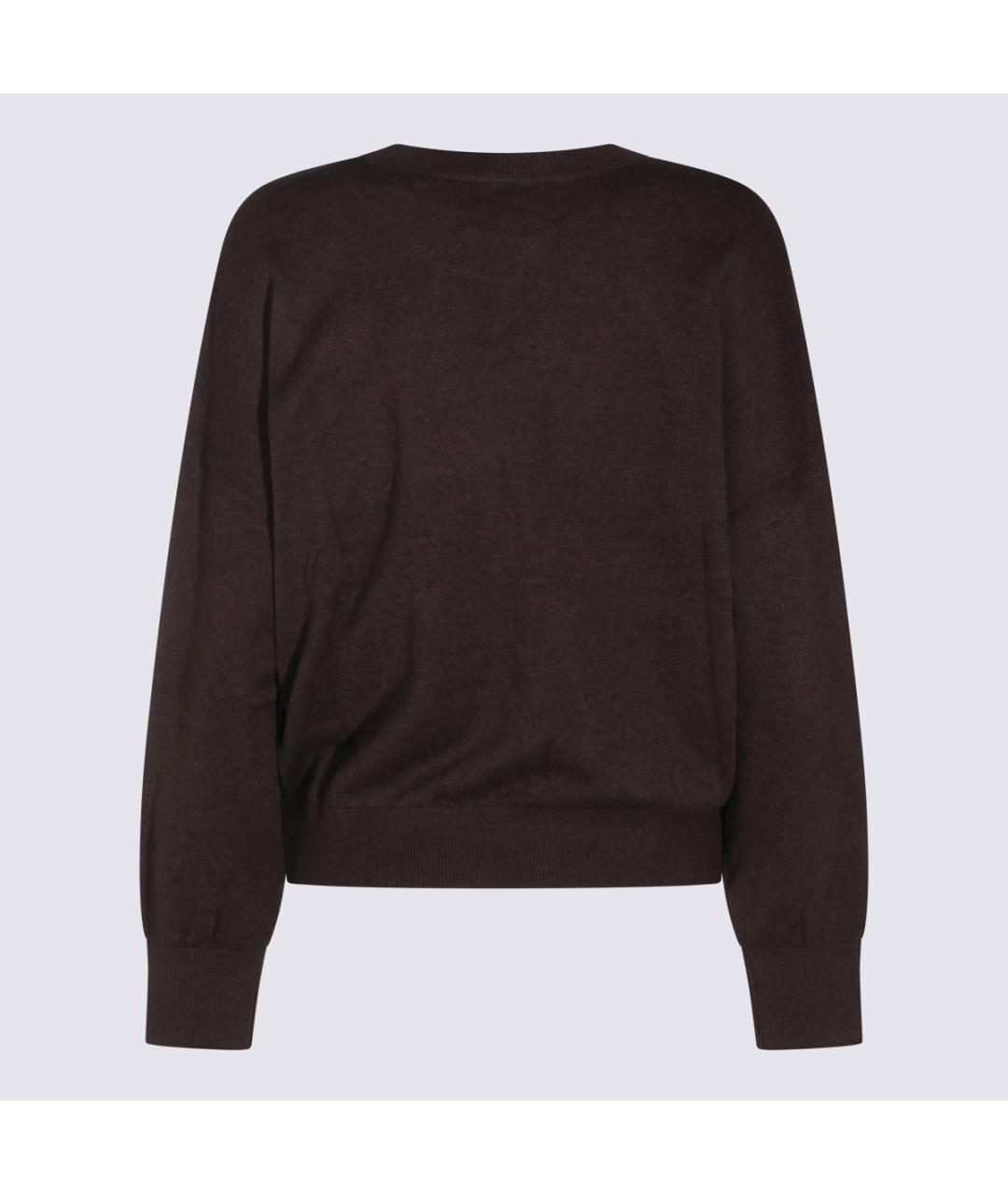 ISABEL MARANT ETOILE Коричневый хлопковый джемпер / свитер, фото 4